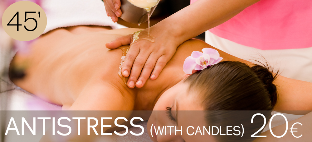 Anti Stress with candles Massage